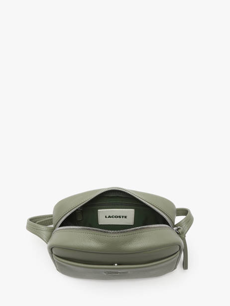 Cross Body Tas City Court Leder Lacoste Groen city court NF4506IE ander zicht 3